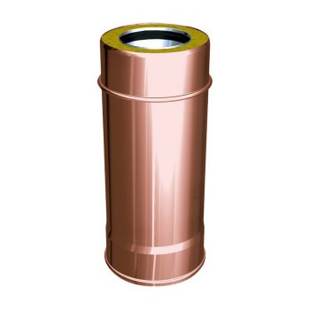 Ofenrohr-Element 1000 mm Rohr Kupfer