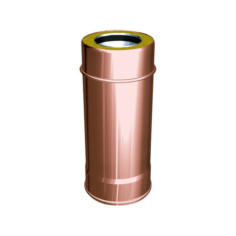 Conducto de humos elemento 500mm pipe cobre